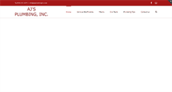 Desktop Screenshot of ajsplumbinginc.com
